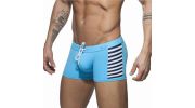 BOXER DE BAIN TURQUOISE COLORED SAILOR ADS107 - ADDICTED