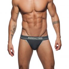 BIKINI SPORT GRIS FONCE AD709 - ADDICTED