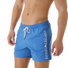 SHORT DE BAIN LOGOTÉ BLEU - ARMANI