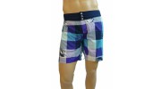 DIESEL SHORT DE BAIN COURT BLANS BLEU