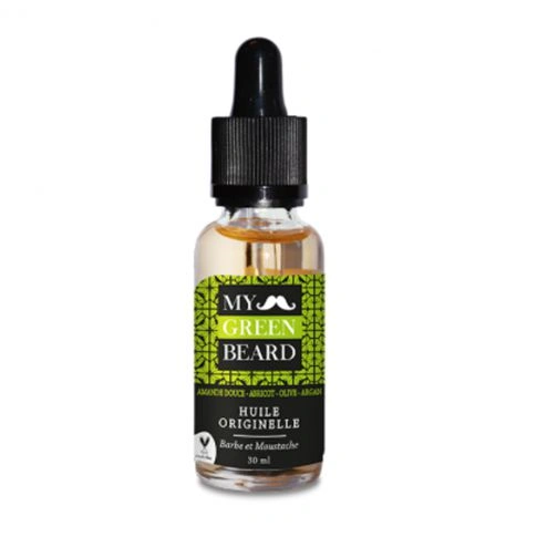 HUILE A BARBE ORIGINELLE CRUELTYFREE  - MY GREEN BEARD