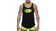 DEBARDEUR NEON TANK TOP JAUNE FLUO AD793 - ADDICTED