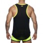 DEBARDEUR NEON TANK TOP JAUNE FLUO AD793 - ADDICTED DEBARDEUR NEON TANK TOP JAUNE FLUO AD793 - ADDICTED