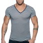 T-SHIRT COL V SAILOR MARINE AD588 - ADDICTED T-SHIRT COL V SAILOR MARINE AD588 - ADDICTED