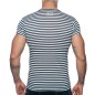 T-SHIRT COL V SAILOR MARINE AD588 - ADDICTED T-SHIRT COL V SAILOR MARINE AD588 - ADDICTED