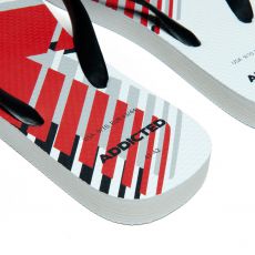 TONGS AD LOGO FLIP FLOP BLANCHES AD796 - ADDICTED