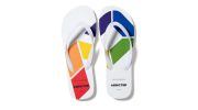 TONGS AD RAINBOW FLIP FLOP BLANCHES AD795 - ADDICTED