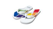 TONGS AD RAINBOW FLIP FLOP BLANCHES AD795 - ADDICTED