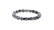 BRACELET EN PIERRE LAVE GRIS/MARRON - MENGENERATION