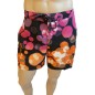 CK Swimwear - SHORT DE BAIN MEDIUM NOIR/ORANGE 58113W2-900