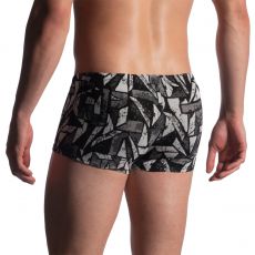 BOXER MICRO PANTS MOSAIC NOIR BLANC EN VISCOSE M906 - MANSTORE