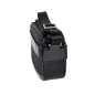 MINI SAC REPORTER NOIR EN TOILE GARNIE CUIR - ROME II - CHABRAND