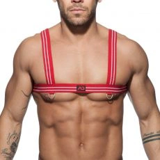 HARNESS STRIPES ROUGE AD676 - ADDICTED