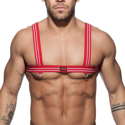 HARNESS STRIPES ROUGE AD676 - ADDICTED