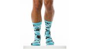 PAIRE DE CHAUSSETTES HAUTES CAMO TURQUOISE XS1919- MODUS VIVENDI