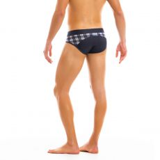 SLIP JEANS CARREAUX MARINE/BLEU 12913  - MODUS VIVENDI