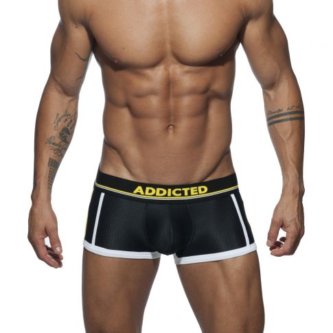 BOXER SPORT MESH NOIR AD739 - ADDICTED BOXER SPORT MESH NOIR AD739 - ADDICTED