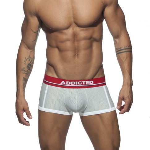 BOXER SPORT MESH ARGENT AD739 - ADDICTED BOXER SPORT MESH ARGENT AD739 - ADDICTED
