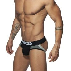JOCK STRAP SPACER PUSH UP NOIR AD807 - ADDICTED