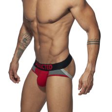 JOCK STRAP SPACER PUSH UP ROUGE AD807 - ADDICTED