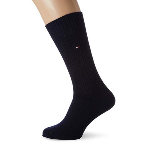 CHAUSSETTES MARINE EN COTON ET CASHMERE - TOMMY HILFIGER