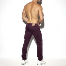 PANTALON CARGO PRUNE - ES COLLECTION
