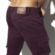 PANTALON CARGO PRUNE - ES COLLECTION