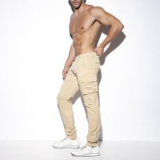 PANTALON CARGO BEIGE - ES COLLECTION