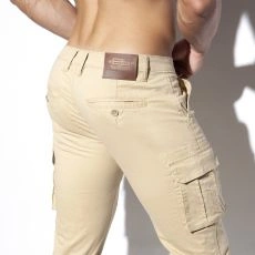 PANTALON CARGO BEIGE - ES COLLECTION