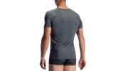 T-SHIRT COL V MANCHES COURTES V-NECK REG ARGENT 1960 - OLAF BENZ