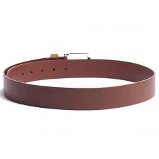 CEINTURE DENTON EN CUIR  DE VACHETTE MARRON  - TOMMY HILFIGER