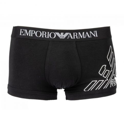 BOXER PURE ORGANIC COTTON NOIR - EMPORIO ARMANI