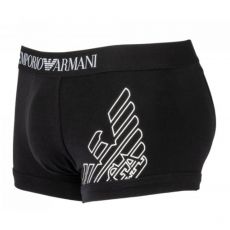 BOXER PURE ORGANIC COTTON NOIR - EMPORIO ARMANI