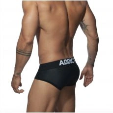 SLIP PUSH UP EN MESH NOIR AD805 - ADDICTED
