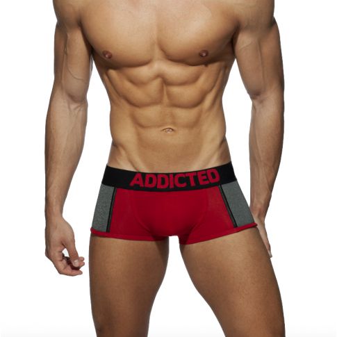 BOXER SPACER PUSH UP ROUGE AD787 - ADDICTED