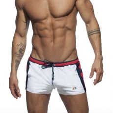 SHORT DE BAIN STRIPES BASIC BLANC ADS214 - ADDICTED