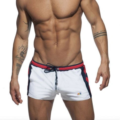 SHORT DE BAIN STRIPES BASIC BLANC ADS214 - ADDICTED SHORT DE BAIN STRIPES BASIC BLANC ADS214 - ADDICTED