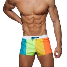 SHORT DE BAIN RAINBOW MULTICOLOR ADS239 - ADDICTED