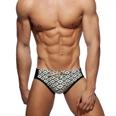 SLIP DE BAIN RHOMBUS NOIR ADS235 - ADDICTED