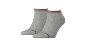 PACK DE 2 CHAUSSETTES INVISIBLES GRIS ICONIC SPORT - TOMMY HILFIGER