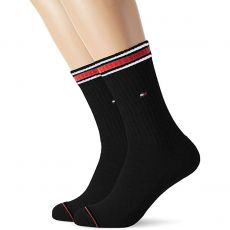 PACK DE 2 PAIRES DE CHAUSSETTES ICONIC SPORTS NOIR - TOMMY