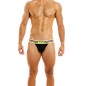 SLIP TANGA PEACE NOIR 04012  - MODUS VIVENDI