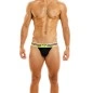 SLIP TANGA PEACE NOIR 04012  - MODUS VIVENDI