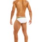 SLIP TANGA PEACE BLANC 04012  - MODUS VIVENDI