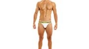 SLIP TANGA PEACE BLANC 04012  - MODUS VIVENDI
