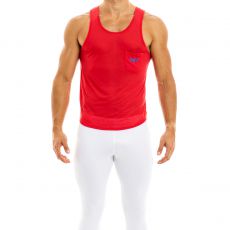 TANK TOP PEACE ROUGE 04031 - MODUS VIVENDI