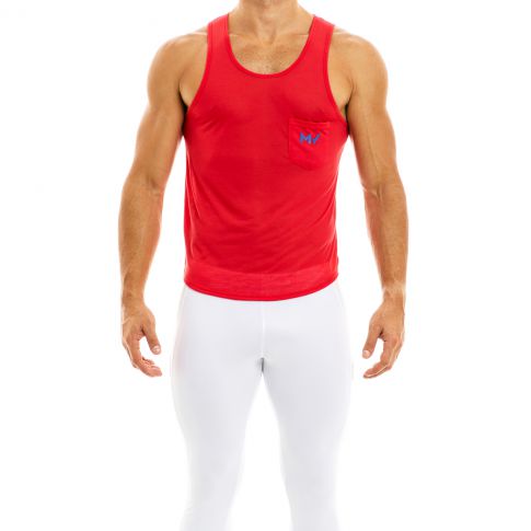 TANK TOP PEACE ROUGE 04031 - MODUS VIVENDI TANK TOP PEACE ROUGE 04031 - MODUS VIVENDI