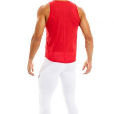 TANK TOP PEACE ROUGE 04031 - MODUS VIVENDI