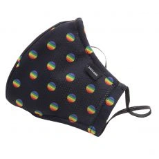 MASQUE DE PROTECTION MAJOR GENERAL MICHELINHO NOIR/RAINBOW - BARCODE
