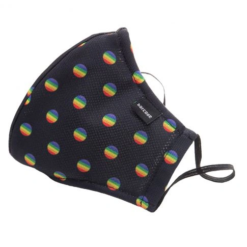 MASQUE DE PROTECTION MAJOR GENERAL MICHELINHO NOIR/RAINBOW - BARCODE